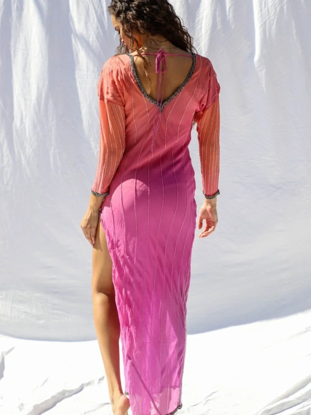 Free People X Jens Pirate Booty Beegee Maxi Dress Medium NWT $350